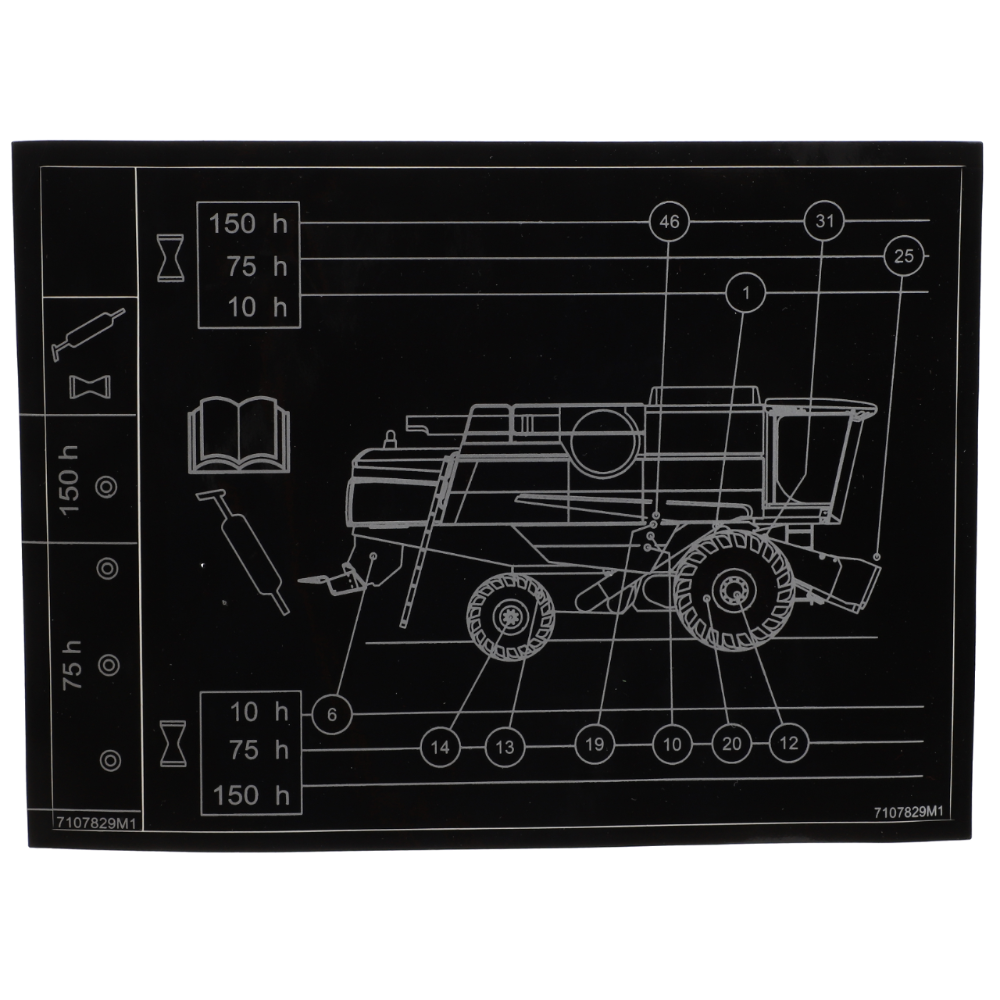 Наклейка, правая сторона