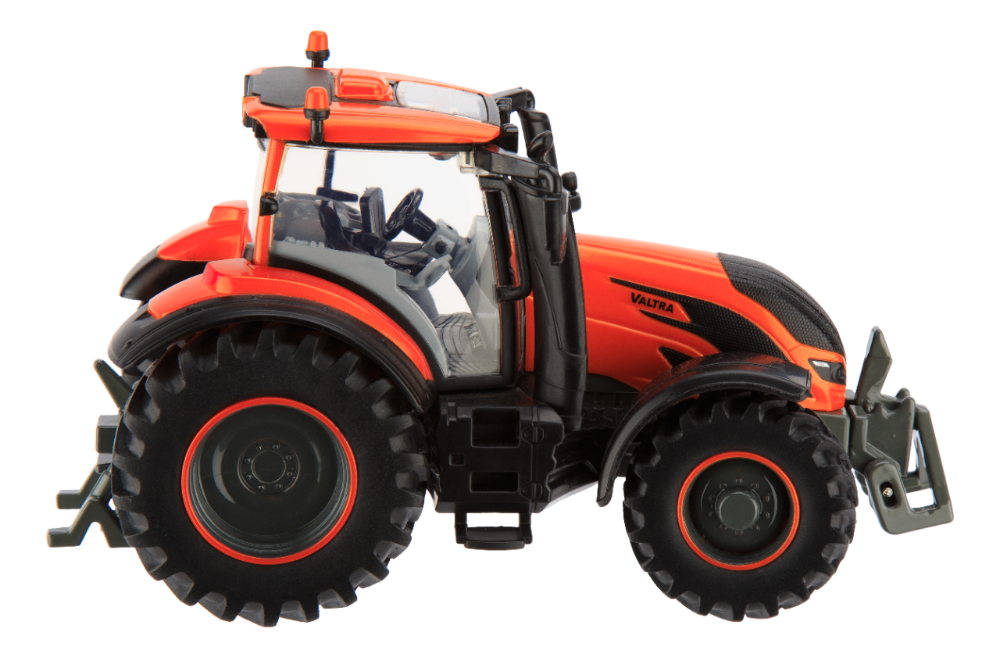 Трактор Valtra T254 с игрушками — масштабная модель 1:32 (оранжевый)
