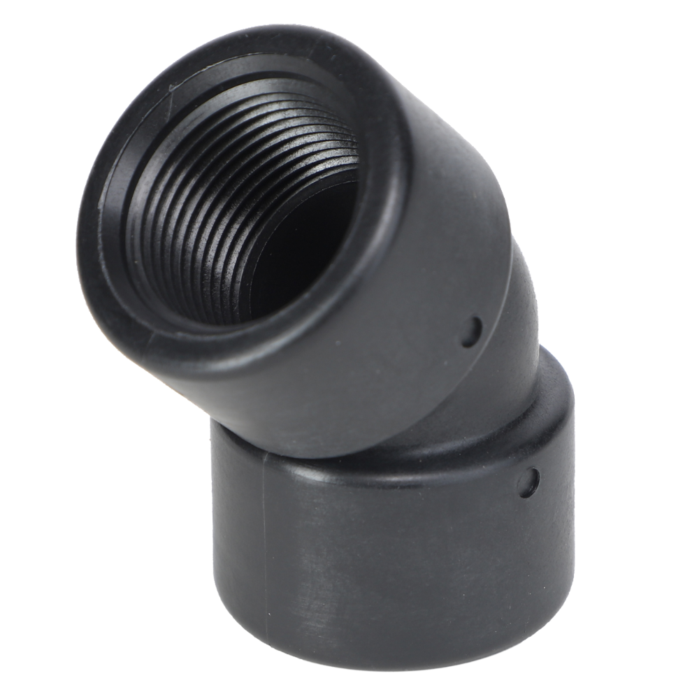 Полиэтиленовый локоть 25,4 мм, 45°