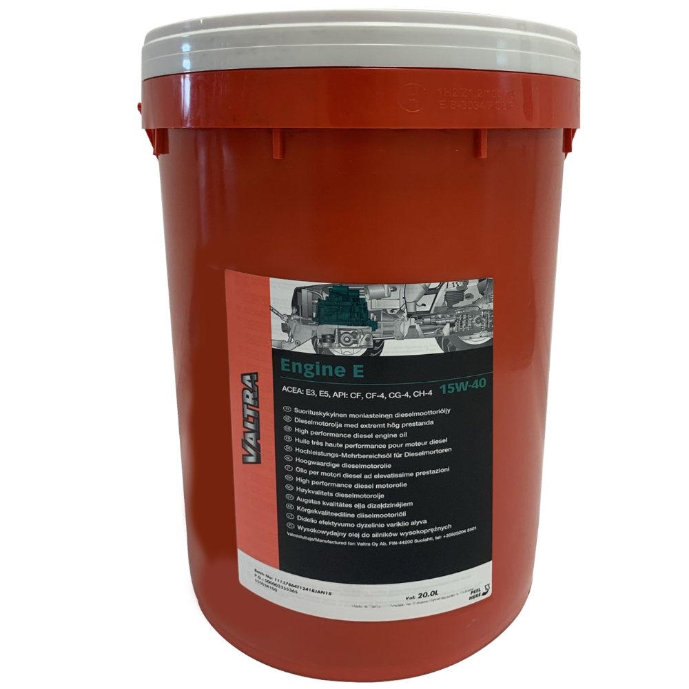 Моторное масло Valtra Engine E 15W40, 20 л