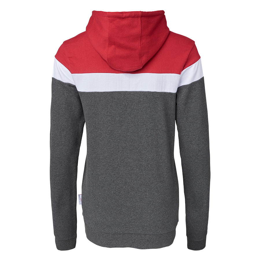 Женская толстовка с капюшоном в стиле колор-блок