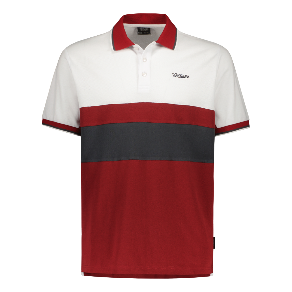 Мужская рубашка поло в стиле колор-блок Valtra